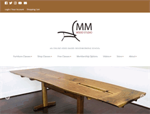 Tablet Screenshot of mmwoodstudio.com